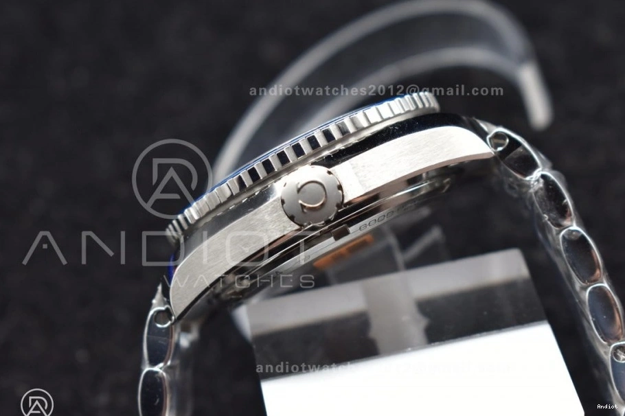 Clone Planet A8605 Super VSF GMT Best Bracelet Edition 1:1 600M Blue SS 43.5mm Blue Co-Axial Dial Bezel Ocean Ceramic on 1227